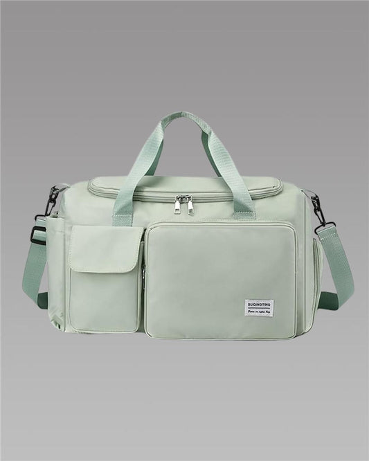 BERN Duffle Bag with Shoe Compartment Smart Storage. Sleek Travel.