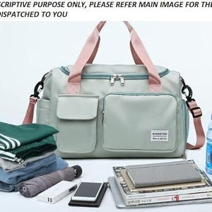 BERN Duffle Bag with Shoe Compartment Smart Storage. Sleek Travel.
