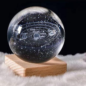 BERN 3D Crystal Lamp Ball (Assorted Design)