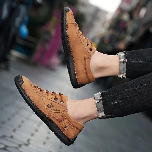 BERN FIVESTORECITY Men’s Casual Leather Tan Shoes Lightweight Legacy. Timeless Since 1978.