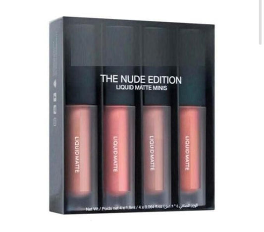 BERN Nude Red Edition – Liquid Lipstick Set (4 Shades | 16ml)