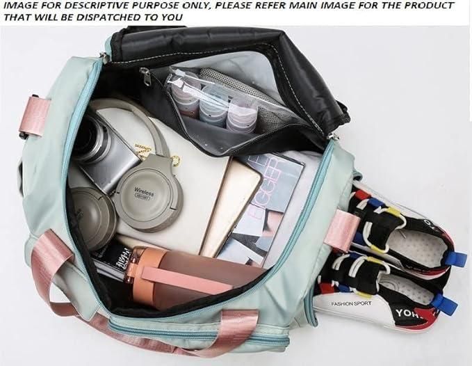 BERN Duffle Bag with Shoe Compartment Smart Storage. Sleek Travel.